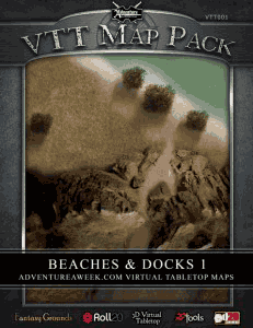 Click to View Map Previews of VTT Map Pack: Beaches & Docks I