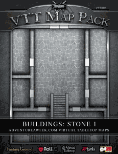 Click to View Map Previews of VTT Map Pack: Buildings: Stone 1