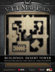 Click to View Map Previews of VTT Map Pack: Buildings: Desert Tower