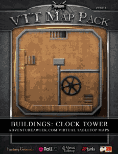 Click to View Map Previews of VTT Map Pack: Buildings: Clock Tower