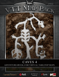 Click to View Map Previews of VTT Map Pack: Caves 4