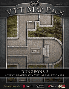 Click to View Map Previews of VTT Map Pack: Dungeons 2