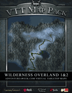 Click to View Map Previews of VTT Map Pack: Wilderness Overland 1 & 2