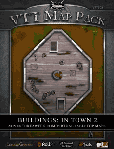 Click to View Map Previews of VTT Map Pack: Buildings: In Town 2