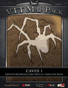 Click to View Map Previews of VTT Map Pack: Caves 1