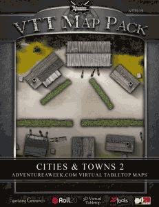 Click to View Map Previews of VTT Map Pack: Cities & Towns 2