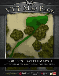 Click to View Map Previews of VTT Map Pack: Forests: Battlemaps 1
