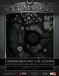 Click to View Map Previews of VTT Map Pack: Underground Locations