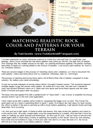 Model Scenery: Matching Realistic Rock Colors and Patterns Matching-realistic-rock-patterns-and-colors-in-model-scenery-terrain
