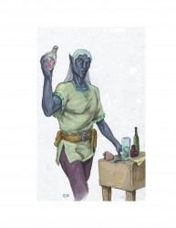 Gel of the Miraculous Jig Drow Male Alchemist
