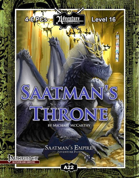 Cover of A22: Saatman's Throne, Saatman's Empire 4 of 4