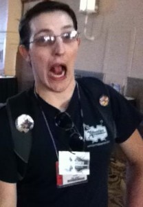 Mike Myler looking silly; there aren't any serious pictures of him to be known.