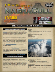Wonders of NaeraCull Brochure #3: The Fire-lit Mountain fire-lit mountain 1