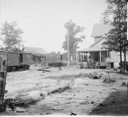 Story Locale (Destiny Derailed): Railcar City 654px-Catlett's_Station_VA_with_US_military_railroad_boxcars_and_soldiers
