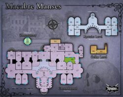 Sidequest Saturday (Macabre Manses): Trapped Within macabre manses map