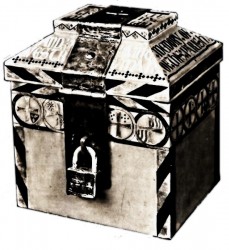From the Scrollshelves of the Sage alms box trap