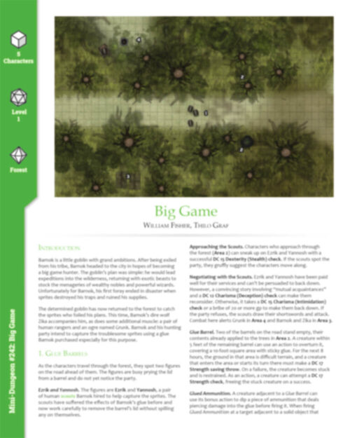 Mini-Dungeon #242: Big Game - Image 2