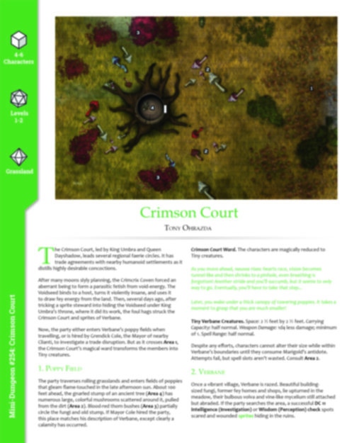 Mini-Dungeon #254: Crimson Court - Image 2