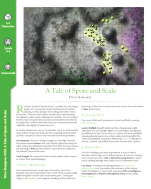 Mini-Dungeon #255: A Tale of Spore and Scale - Image 2