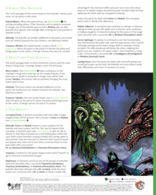 Mini-Dungeon #255: A Tale of Spore and Scale - Image 3