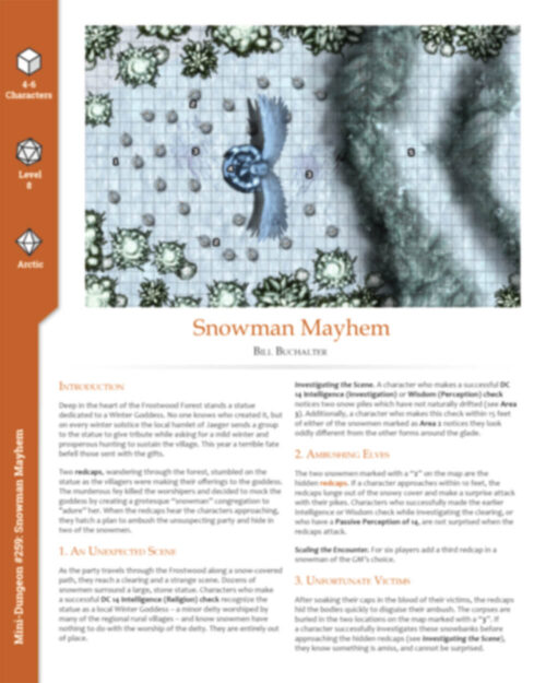 Mini-Dungeon #259 Snowman Mayhem - Image 2