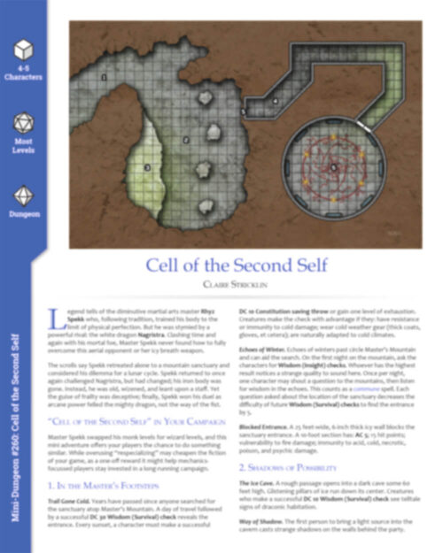 Mini-Dungeon #260 Cell of the Second Self - Image 2