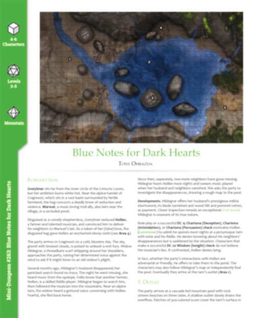 Mini-Dungeon #263 Blue Notes For Dark Hearts - Image 2