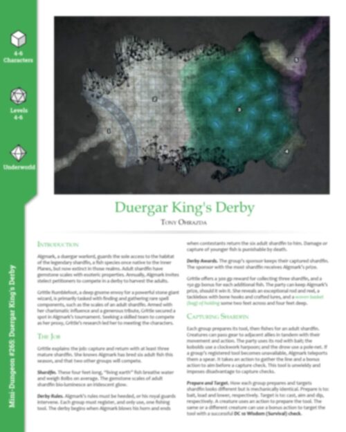 Mini-Dungeon #265 Duergar King's Derby - Image 2