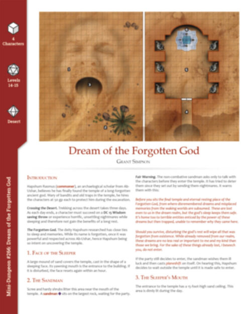Mini-Dungeon #266 Dream of the Forgotten God - Image 2