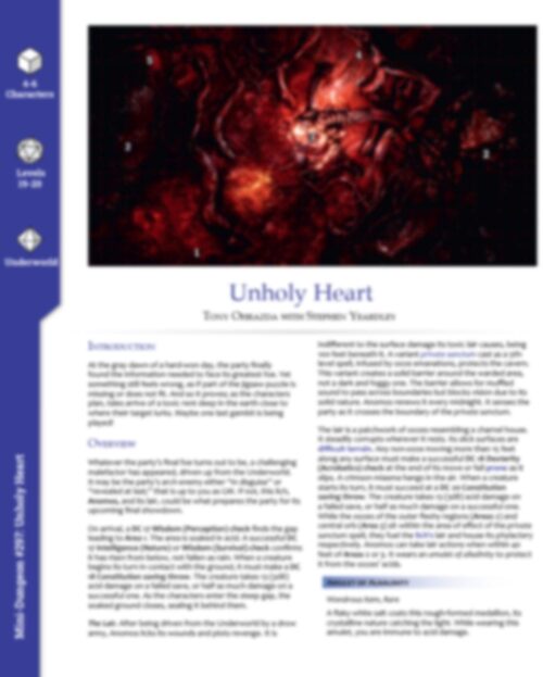 Mini-Dungeon #297 Unholy Heart - Image 2
