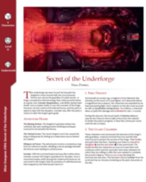 Mini-Dungeon #304 Secret of the Underforge - Image 2