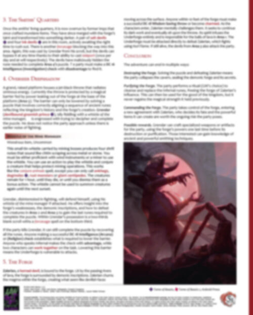 Mini-Dungeon #304 Secret of the Underforge - Image 3
